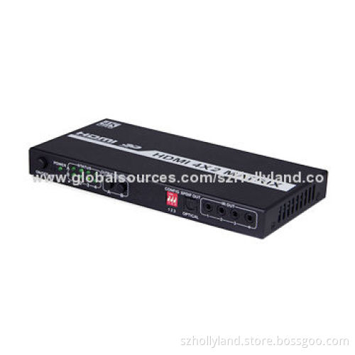 4K HDMI Switcher, 4x2_HDMI 1.4, ARC Function